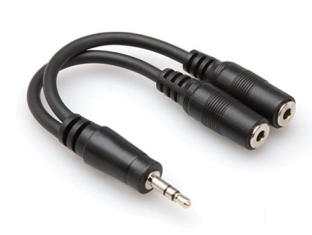 Hosa YMM-232 Y Cable 3.5mm TRS to 3.5mm TRS Female For Cheap