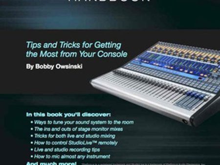 Alfred PreSonus StudioLive Mixer Handbook Hot on Sale