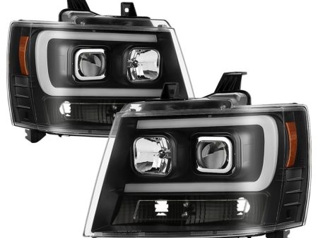 Spyder 07-14 Chevy Suburban 1500 2500 Tahoe V2 Projector Headlights All Blk PRO-YD-CSUB07V2-DRL-BKV2 Online