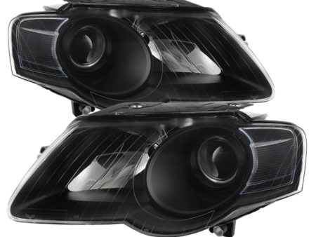 Xtune Volkswagen Passat 06-10 (Halogen Only) Projector Headlights Black HD-JH-VWPAT06-BK Hot on Sale