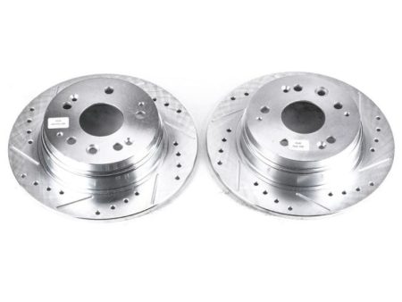 Power Stop 01-03 Acura CL Rear Evolution Drilled & Slotted Rotors - Pair on Sale