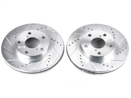 Power Stop 01-05 Toyota RAV4 Front Evolution Drilled & Slotted Rotors - Pair Online