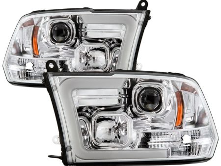 Spyder 09-16 Dodge Ram 1500 Ver 2 Proj Headlight - Light Bar Turn Signal - Chro - PRO-YD-DR09V2-SB-C Discount