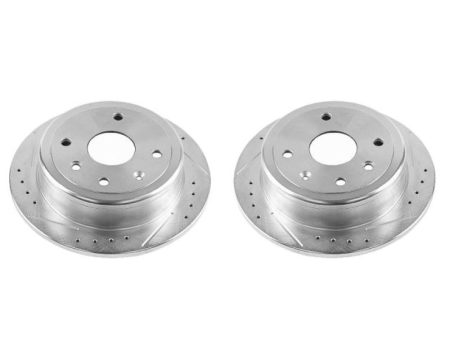 Power Stop 04-08 Suzuki Forenza Rear Evolution Drilled & Slotted Rotors - Pair Hot on Sale