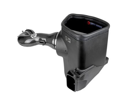 aFe 19-21 GM Trucks 5.3L 6.2L Track Series Carbon Fiber Cold Air Intake System W  Pro Dry S Filters For Cheap