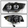 Spyder 09-12 BMW E90 3-Series 4DR Projector Headlights Halogen - LED - Black - PRO-YD-BMWE9009-BK Fashion