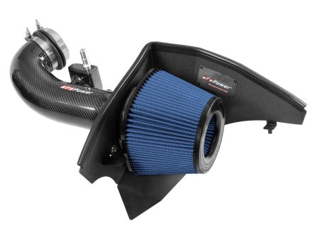 aFe 19-20 GM Trucks 5.3L 6.2L Track Series Carbon Fiber Cold Air Intake System With Pro 5R Filters Sale